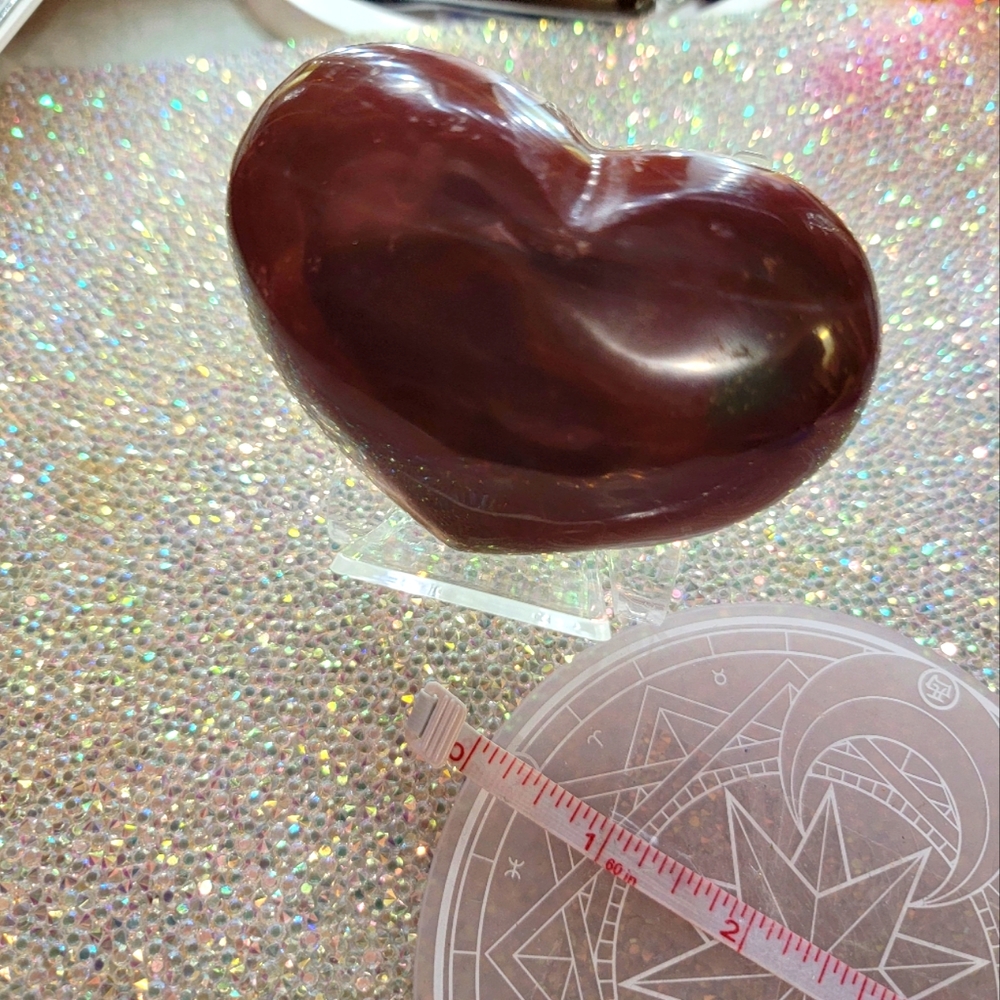 Carnelian Heart Gemstone